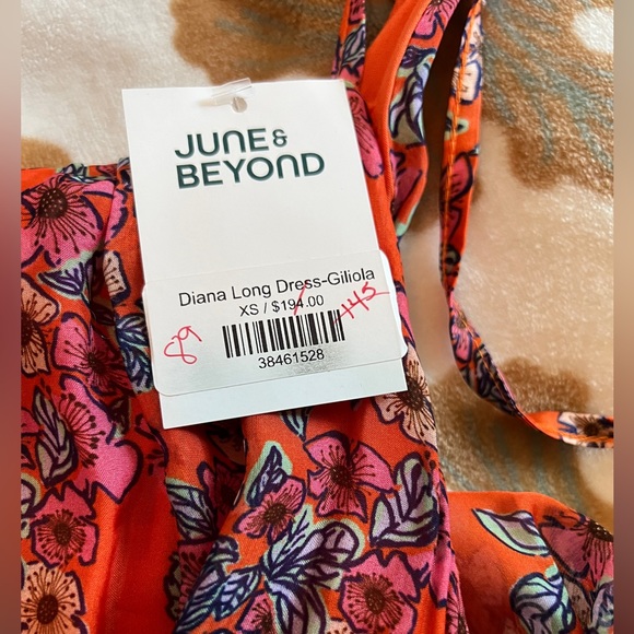 NWT French Paris boho maxi dress size xs - Picture 5 of 5